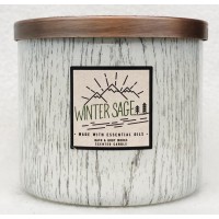 1 Bath & Body Works WINTER SAGE Large 3-Wick Scented Candle 14.5 oz   122915887402